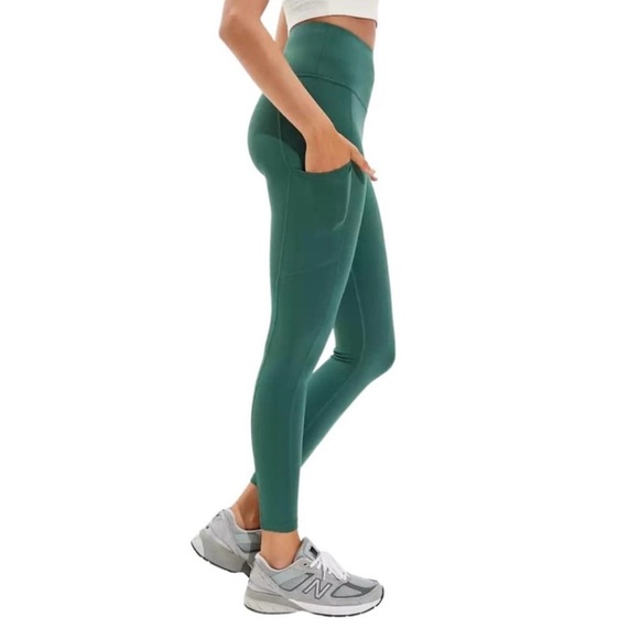 American Eagle The Everything Pocket Legging, Green, Size Large Regular - Picture 2 of 15